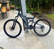BLACKASH Full Suspension Mountain Bike 26 in M Grey/Black Mechanical Disc