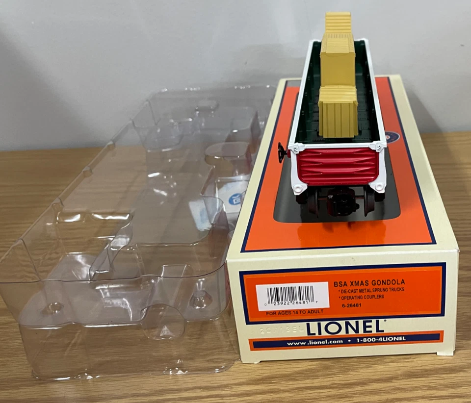 Lionel 6-26481 BSA Boy Scouts of America Christmas Gondola Car O Gauge Train - Image 3 of 4