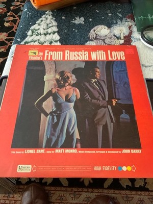 From Russia With Love, OriginalMorion Picture Soundtrack, Mono, UAL 4114,  63EX.