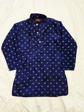Child  s Size 3 Blue Kurta Top Made in India
