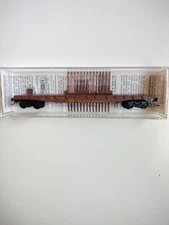 N Scale Micro-Trains 45210 D&H Delaware & Hudson 50' Flat Car #16509 Vintage 