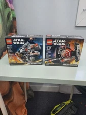 LEGO 75193 & 75194 Star Wars Millennium Falcon Tie Fighter Microfighters LOT NIB