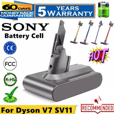 Battery for Dyson V7 SV11 21.6V 6400mAh Replacement Animal V7 Extra V7 Trigger