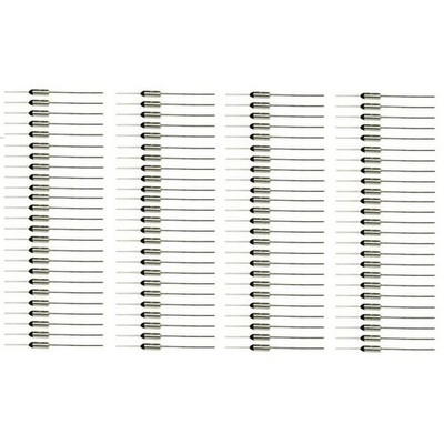 Thermal Fuse Thermal Cutoff Limiter 60c Degrees Celsius, 100 Pack