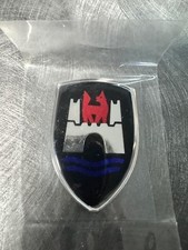 Vintage Wolfsburg City Crest Badge Authentic Vw Heritage 1 X 1 Rare
