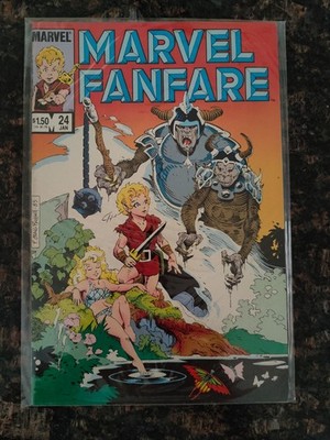 MARVEL FANFARE #24 (1986) 1st Meeting of Carol Danvers and Monica Rambeau NM KEY