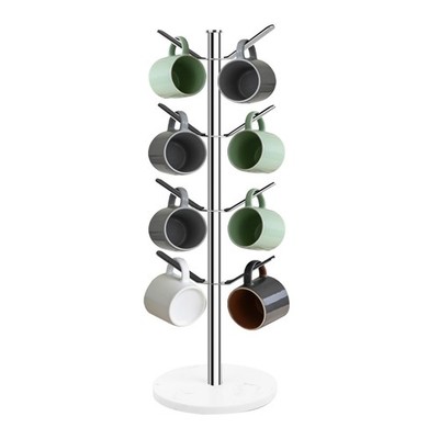 Marble Mug Holder Tree, 8 Hooks Stainless Steel Coffee Cup Holder, Coffee  Mug... | eBay