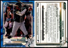 2021 BOWMAN CHROME PROSPECT SAPPHIRE OAKLAND ATHLETICS - ROBERT PUASON #BCP-45
