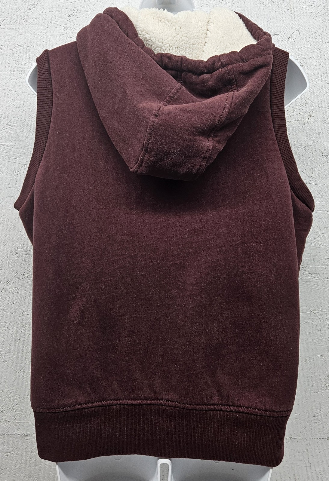 CARHARTT 100702 Womens Sz M (8-10) Burgundy Sherpa Lined Hooded Stockbridge Vest thumbnail 2