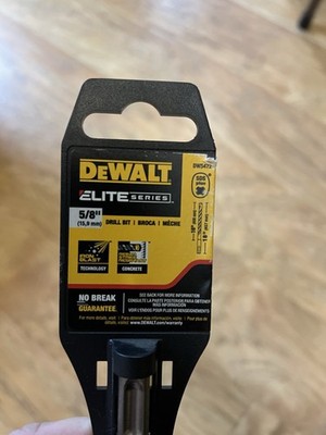 DEWALT DW5472 High Impact Carbide  SDS Plus Masonry Drill Bit, 5/8'' x 16'' x 18