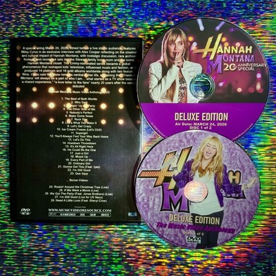 HANNAH MONTANA 20TH Anniversary Special 2 DVD Set DELUXE EDITION