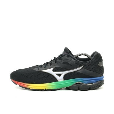 Mizuno Herren Wave Rider 22 Sneaker Schwarz Mesh Reflektierend Laufschuhe EU 45