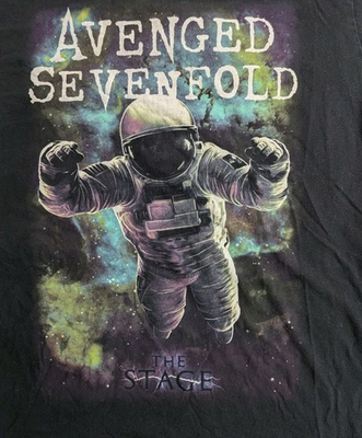 #ad #ad Avenged Sevenfold The Stage 2016 Pacific T Shirt Black Men#x27;s Sz Medium $19.95