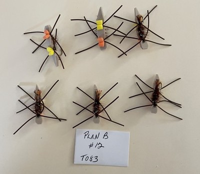 6 Solitude Fly Company Plan B #12 Flies
