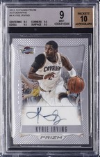 2012-13 PANINI PRIZM AUTO #4 KYRIE IRVING BGS 10 AUTO 10
