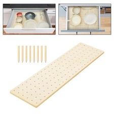 Pegboard Drawer Organizer Creative Adjustable Space for Tableware Pot Bowls