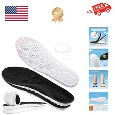 4D Cloud-Like Comfort Soles for Men - Soft Memory Foam Cushioning Insoles - T...