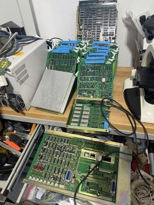 LOT OF 25 - JEOL-TECHNICS BOARDS - PULL JEOL SCANNING ELECTRON MICROSCOPE