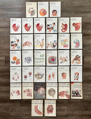 Vintage CIBA Clinical Symposia Books Mixed Volumes 1960s/1980s/1990s 33 Total