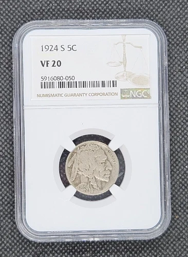 1924-S Buffalo Nickel | NGC VF20