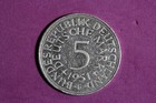 1951 F Germany 5 Mark Silver Coin #M22052