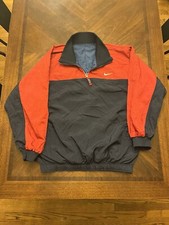 Vintage 90s Nike Track Jacket Size L Reversible