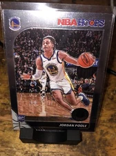 🏀JORDAN POOLE ROOKIE RC 2019 NBA Hoops PREMIUM STOCK Warriors Basketball Card🏀