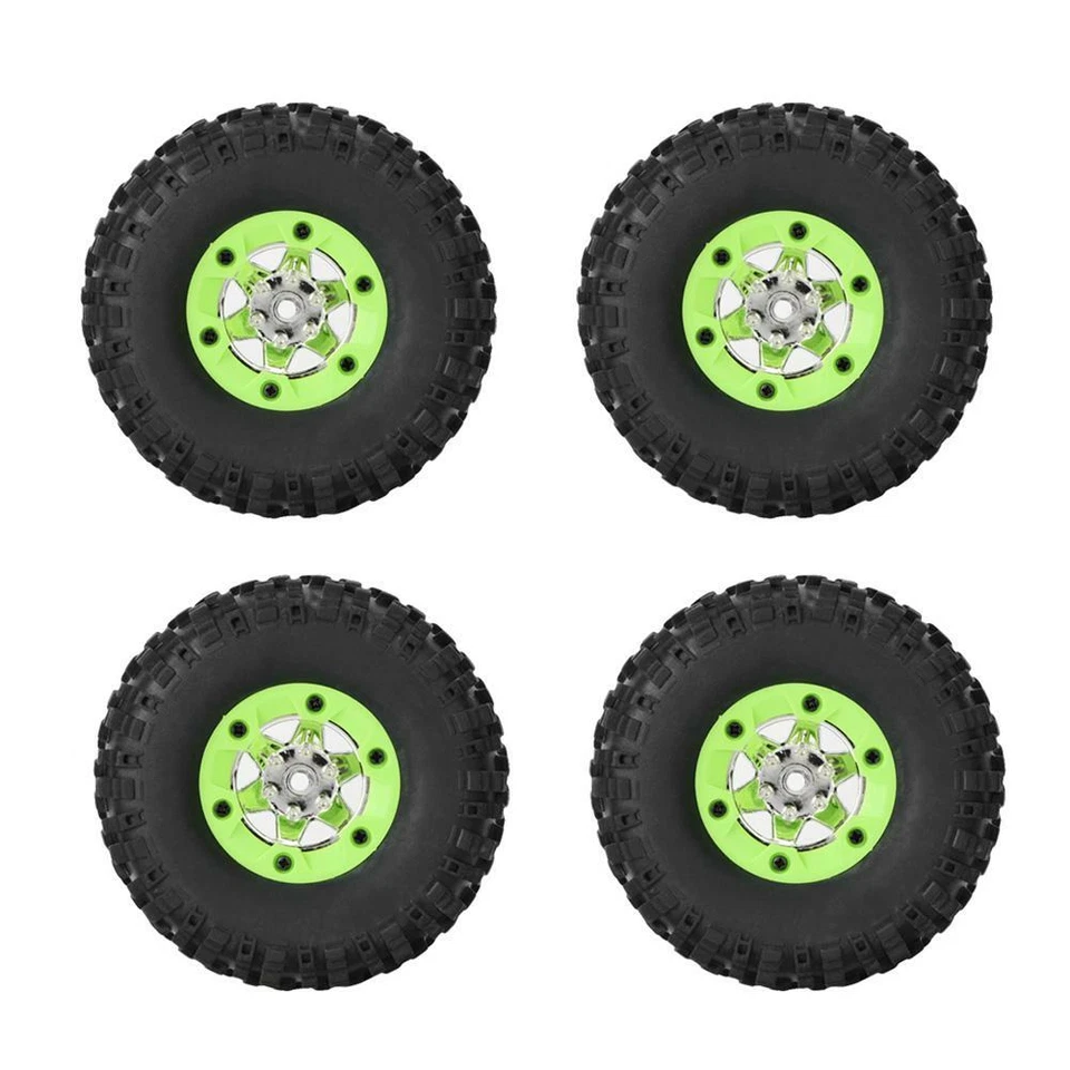 4 Pcs Gummireifen Modell Zubehr für Wltoys 12428 12423 1:12 RC Auto Rad - Bild 2 von 4