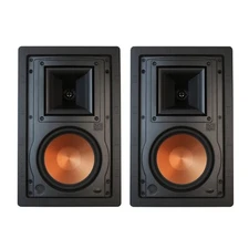 Klipsch R-5650-W-II 6.5" 200W Max Power In-Wall Speaker, White (Pair)