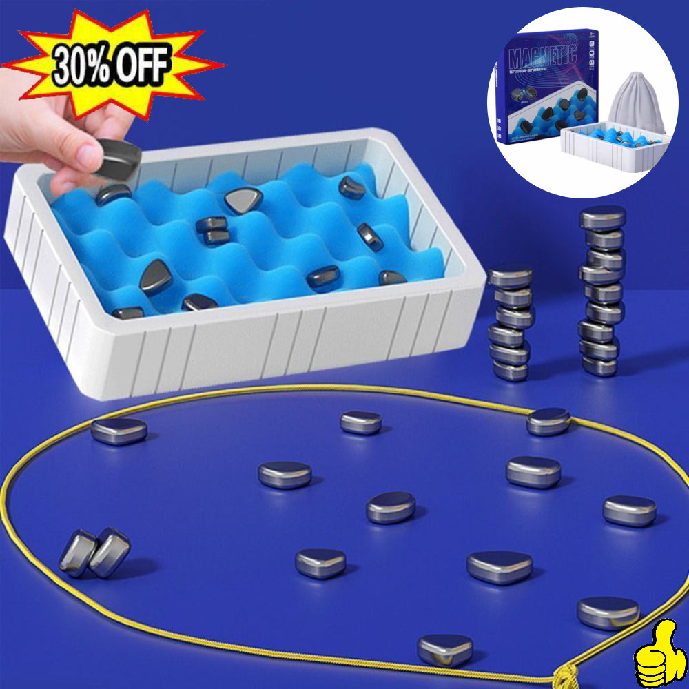 Ferromagnetic Magnetic Chess Game Plastic Interactive Magnet Board