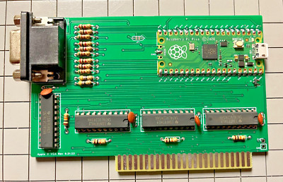 APPLE IIe VGA Graphics Card Sharp Graphics! Fully Built and Programmed