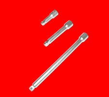 3 Stück Stecknuss Kipp Verlängerung 3/8" Ratschen Antrieb 75-150-225 mm Lang