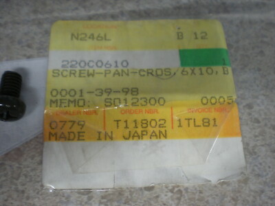 NOS OEM Kawasaki Pan Cross Screw 1978-1990 ZN1300 KAF620 KLT200