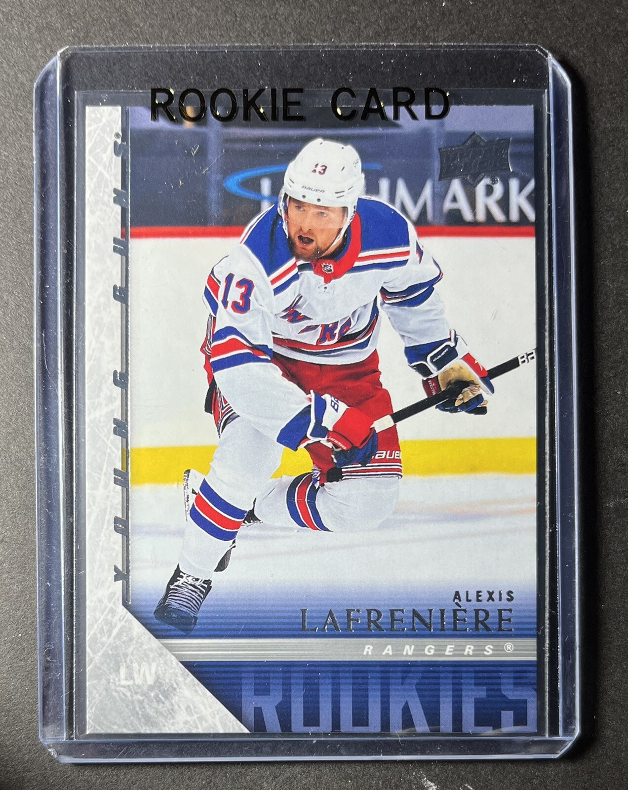 2020-21 UD Extended Series Alexis Lafreniere Young Guns Retro Rookie RC T-76