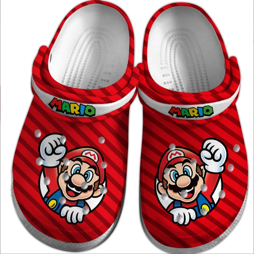 Super Mario Game Movie Clogs Shoes Comfortable For Men Women