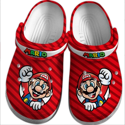 Super Mario Game Movie Clogs Shoes Comfortable For Men Women