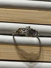 Vintage Sterling Silver Celtic Flowers Ring - See Pics for size w/ship