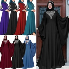 Islam Abaya Dubai Farasha Kaftan Maxi Party Dress Muslim Women Robe Kaftan Arab
