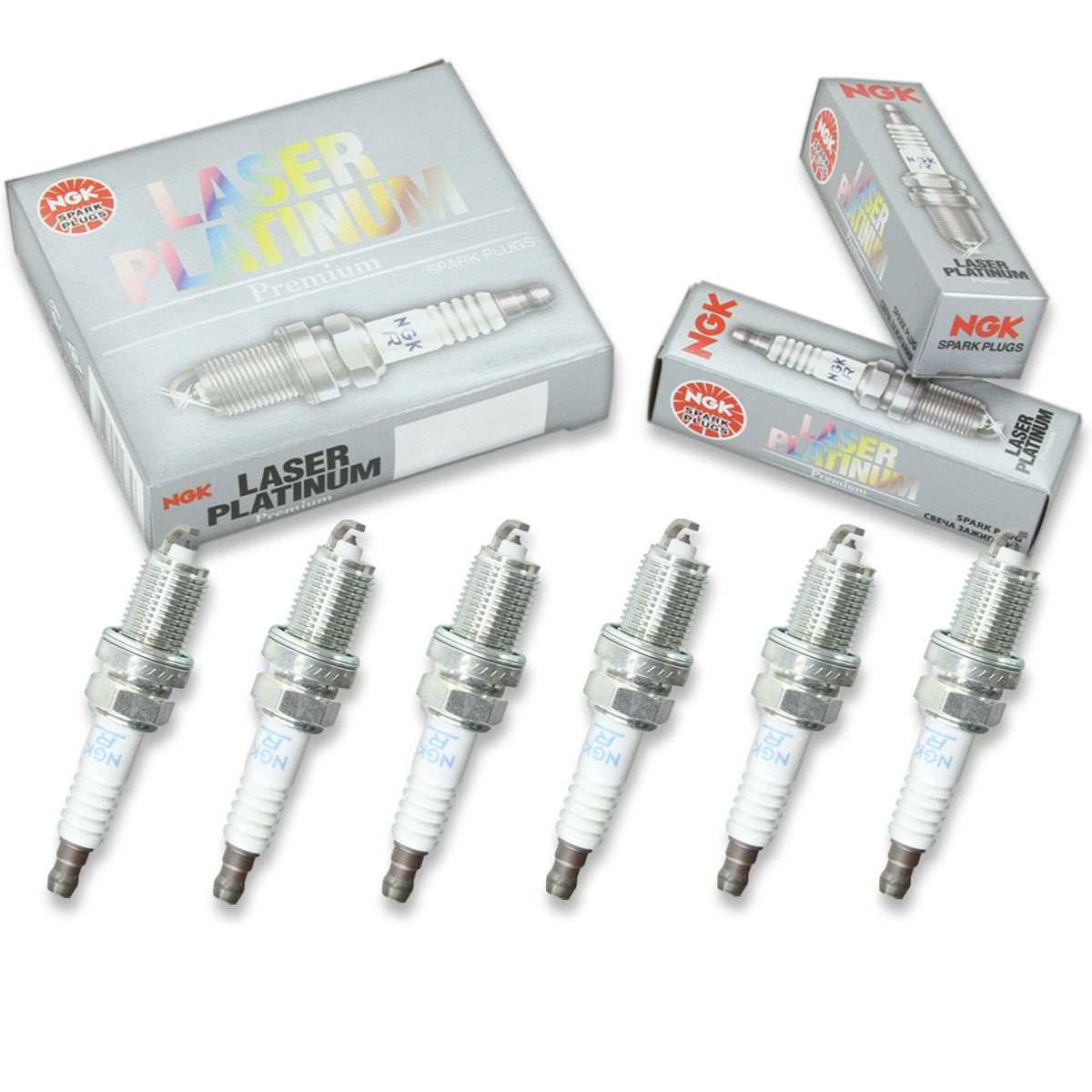 6 pcs NGK Laser Platinum Spark Plugs for 1994-2003 Lexus ES300 3.0L V6 - oa