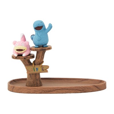 Pokemon Center Slowpoke & Quagsire Holz Zubehör Tablett Pokémon Concierge