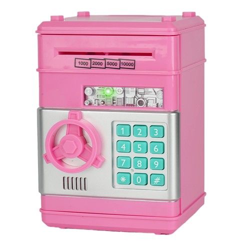 4 Digit Password Electronic Money Box with Coin and Banknote Slots - Picture 6 of 15