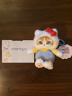 US SELLER) Sanrio x Mofusand Hello Kitty Plush Cat Keychain 2026