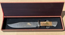 MAJESTY IN FLIGHT American Mint Commemorative Bald Eagle Bowie Knife w/ Display