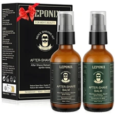 after Shave Balm for Men, Luxury after Shave Lotion for Mens Skin Care with Euca