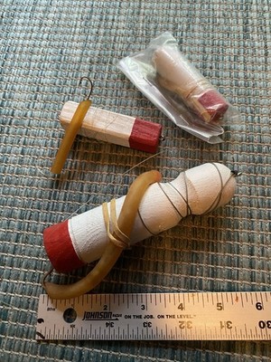 Handmade Wood Bluefish and Snapper Plugs Circa 1970s