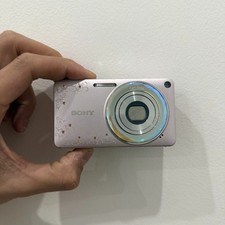 SONY Cyber Shot DSC-W350D 14.1MP Digital Camera Rhinestone Jewel Pink