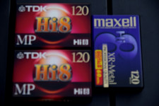 TDK Hi8 MP120 Camcorder Video Tape, 120 Min 2 maxell 120 XR-Metal Sealed