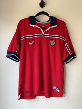 USA Vintage Soccer Kit  USMNT Nike Mens Medium 1998-99 Great Condition