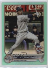 2022 Chrome NPB Nippon Professional Baseball Aqua Refractor Shuta Tonosaki o1w