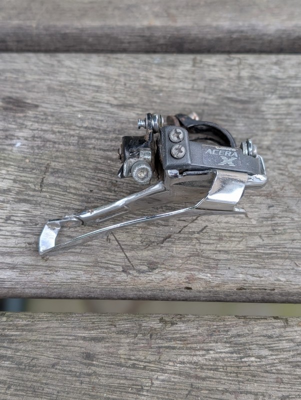 28.6mm Clamp Top Pull Shimano FD-M291 Front Derailleur Acera Triple